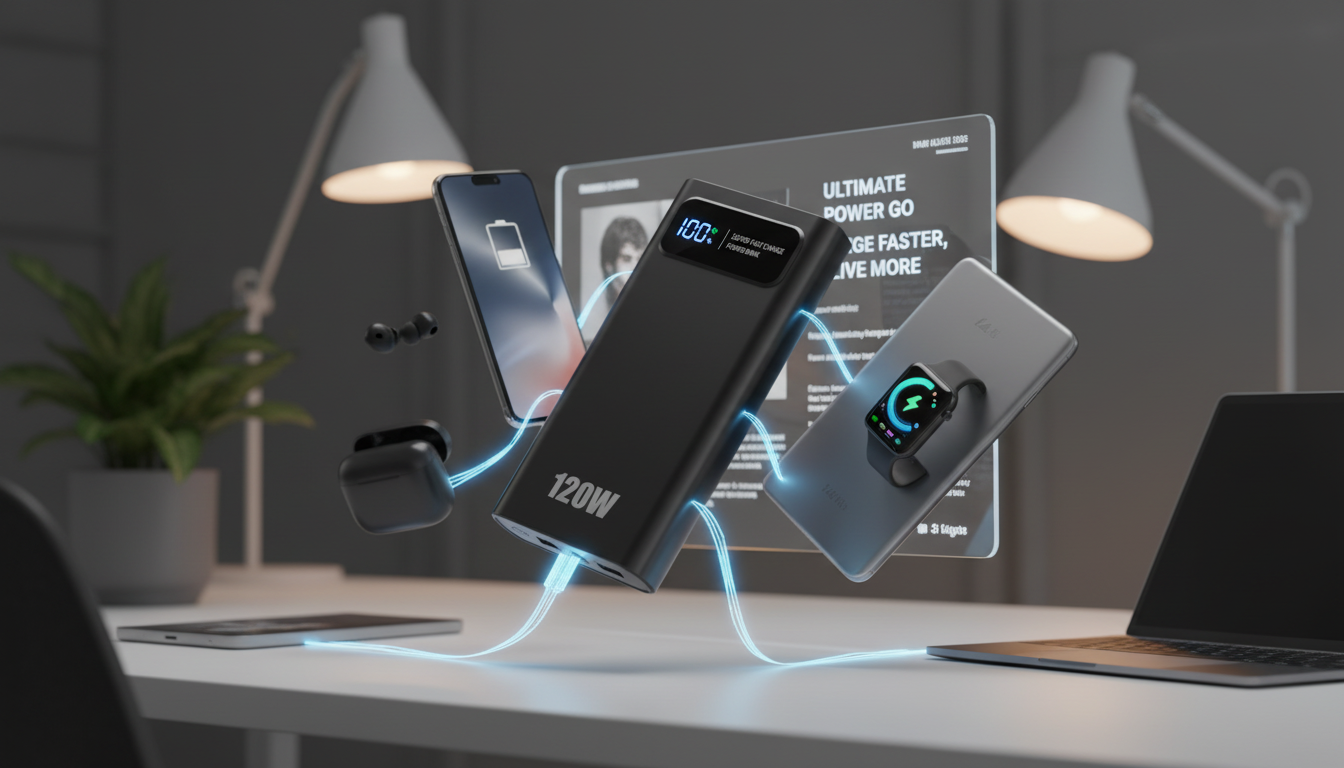 200000mAh 120W Power Bank: Real Capacity & Fast Charge